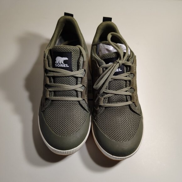 Sorel Out and About III Low Sneaker Stone Green Sea Salt Women's Size 8 - Picture 2 of 12